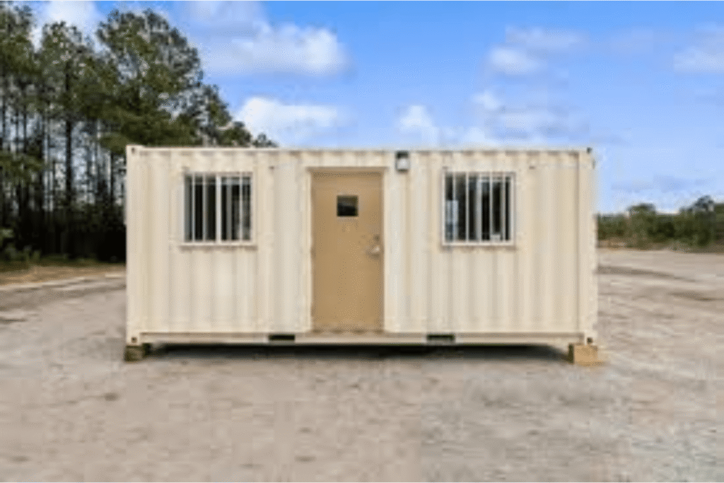 ground level office containers