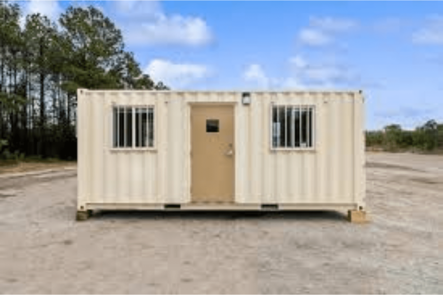 ground level office containers