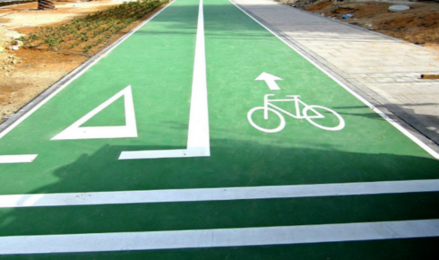 cycle track construction