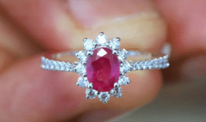 ruby diamond ring