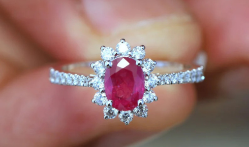 ruby diamond ring
