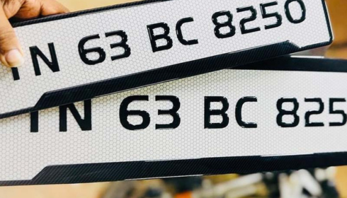 book hsrp number plate